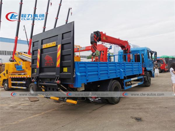 Crescimento Crane Truck With de 6MT Dongfeng 1 Ton Hydraulic Platform