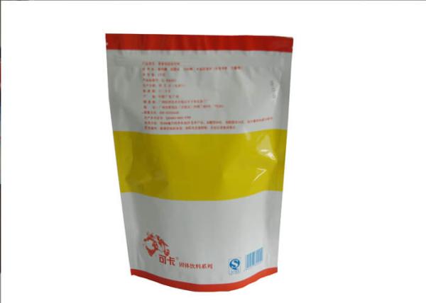 Eco - friendly Plastic Pouch Packaging / Matte Stand Up Pouches With Easy Terr Line