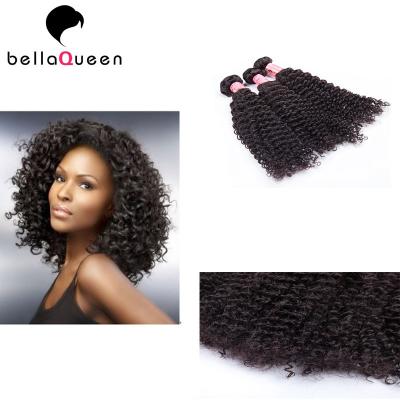 Extensão tirada do cabelo da parte inferior 100g Remy dobro grosso da onda encaracolado