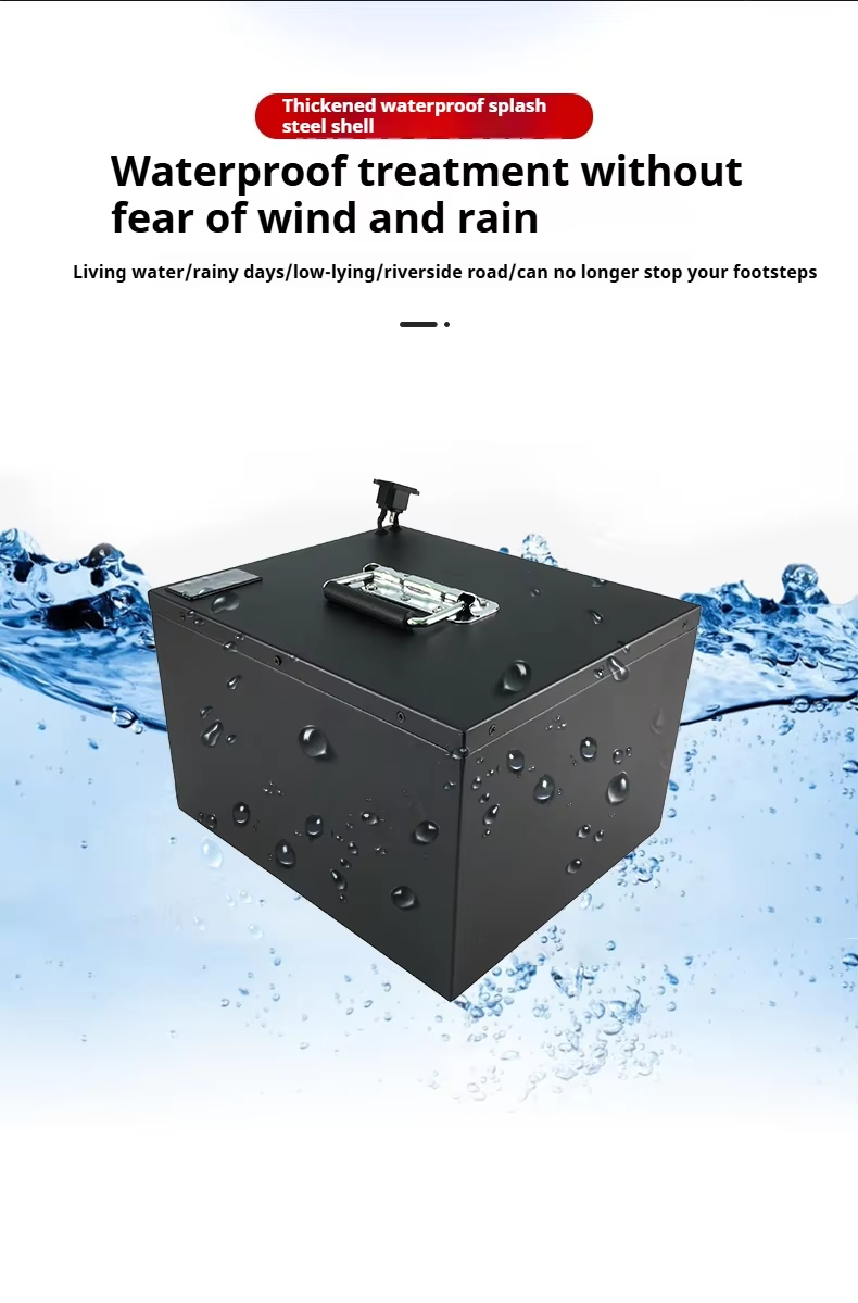 LiFePO4 Lithium Electric Motorcycle Battery Li Ion Power Battery Pack 72V 20Ah