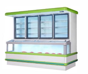 Hypermarket Combination Refrigerator 3/4 Doors Famous Brand Compressor
