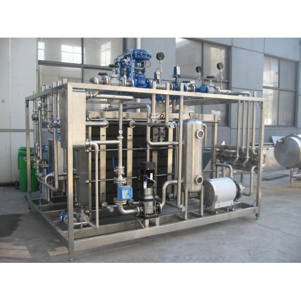 Full Automatic Milk Pasteurizer Machine With High Temperature