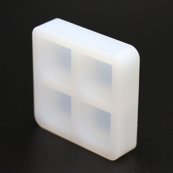 Odorless Silicone Square Ice Cube Tray Block Mold 60x60x15mm Multipurpose