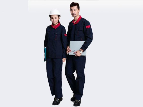 Contrast Color 100% Cotton Mechanic Work Uniforms Pull - Resistant Fashion Personality