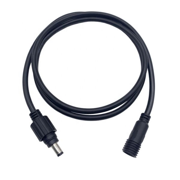 Hombre a mujer 5.5x2.1mm 5.5x2.5mm 3.5x1.35mm Cable de extensión de energía DC a prueba de agua