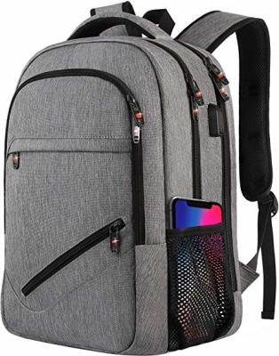 Black Business Laptop Backpack School Bag Spacious Packing For Notebook