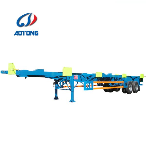 Подвеска Лист-пруга/воздушная подвеска трехосный скелетный прицеп для контейнерной перевозки