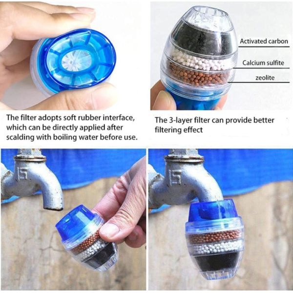 Activated Bulk Kitchen Supplies Faucet Water Filter Tap Purifier For Carbon Filtration NN044