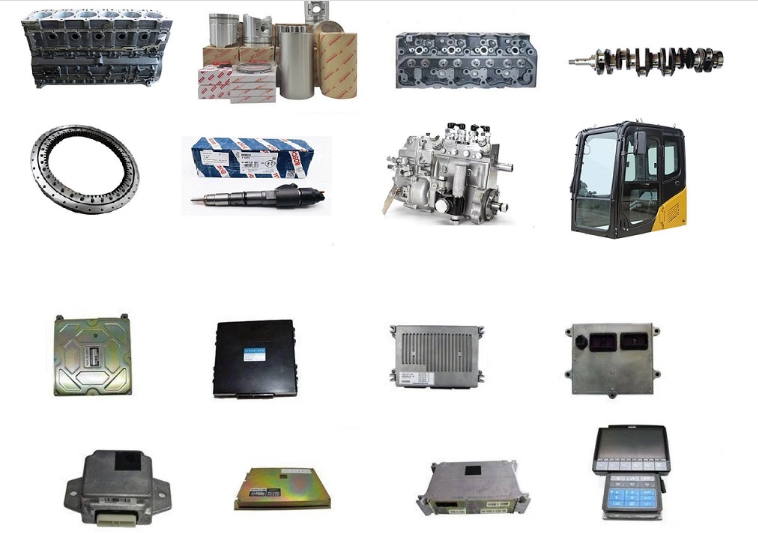 Komatsu Part S4D105-5 Water Pump 6140-60-1110 yellow color