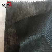 Carvão vegetal 50gsm entrelinhando kejme'noykejme fundível não tecido do vestido