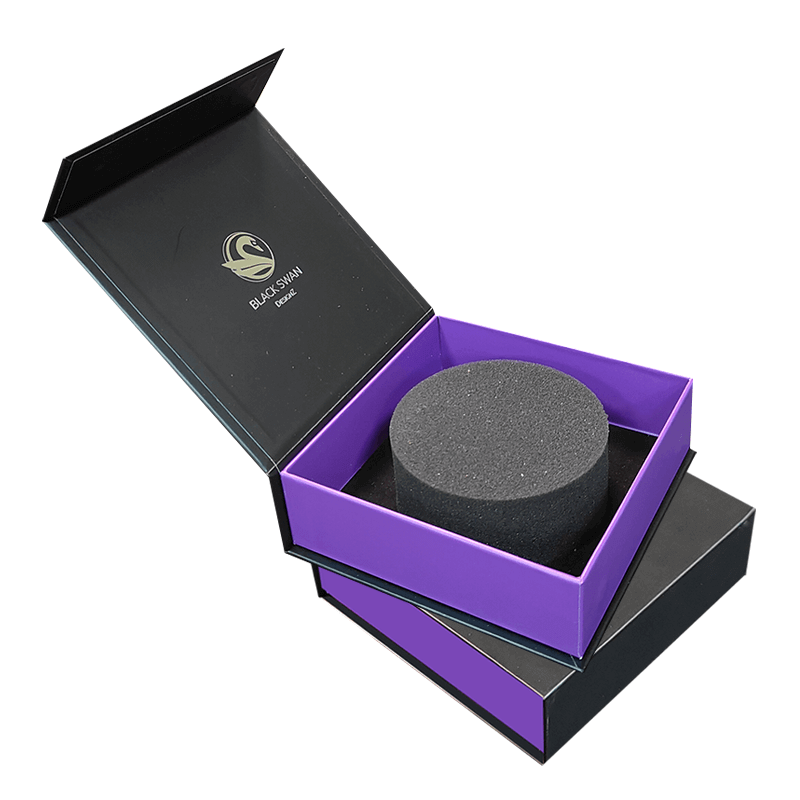 157art Papel de 2 mm de cartón Cajas rígidas para corbata de cinturón paquete de lujo caja de regalo magnética