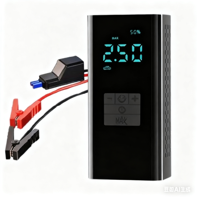 6000mAh 8000mAh Battery Jump Starter Air Compressor Car Battery Charger Jump Starter Pack