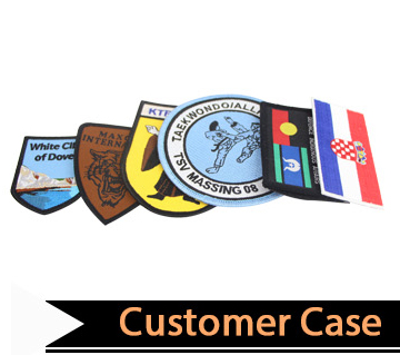 Персонализированная изготовленная на заказ одежда латает заплату вышивки ЛЫЖИ Handmade