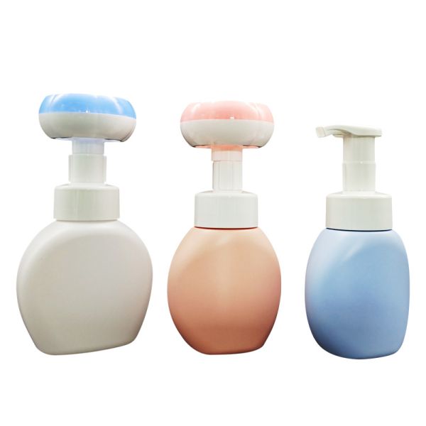 Botella de lavado a mano de 160 ml Dispensador de jabón espumoso recargable Embalaje de belleza de plástico personalizado vacío