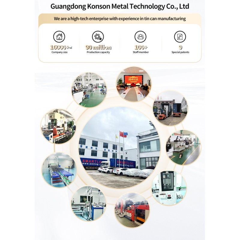 Factory Whosale Empty Metal Can Vegetable Soybean Corn Oil Tin Can Metal Tin square Can for Food