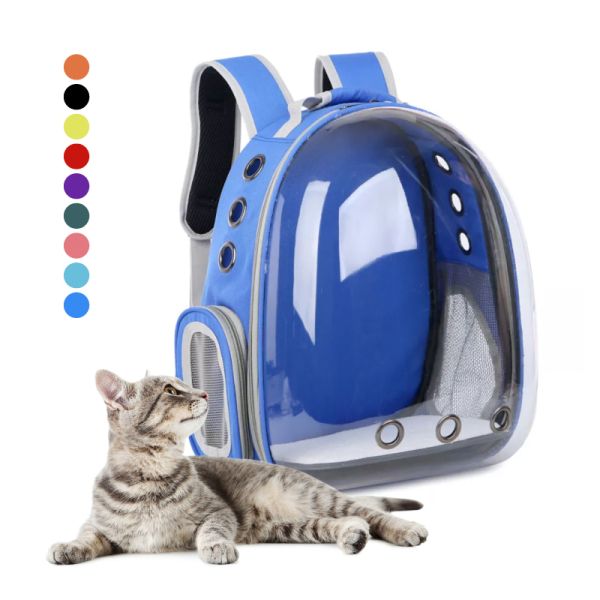Pet Space Cat Carrier Panoramic Breathable Capsule Design Anti-escape Non-stuffy