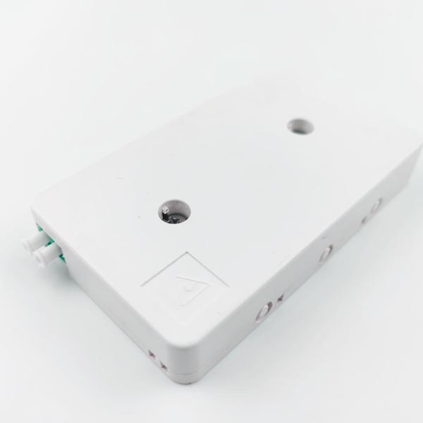 FTTH Network Fiber Optic Cable Socket Panel 2 Cores LC APC Plastic Faceplate 116*69*19 mm
