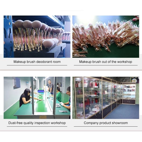Щетки макияжа розовой жестокости формы свободные, цвет лица одиночной щетки учреждения безупречный