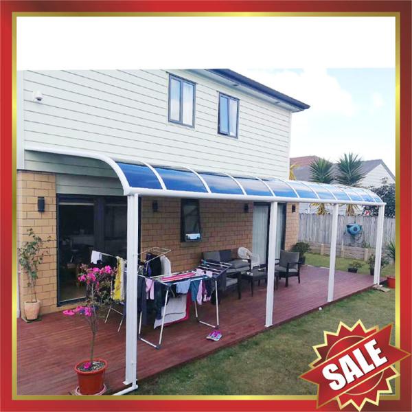 excellent waterproofing rain sun hotel patio gazebo balcony corridor porch aluminium polycarbonate awning canopy shelter