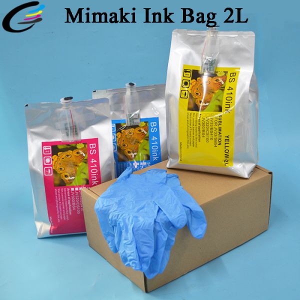 Quick Drying 2L Eco Solvent Water Based Ink Bag For Mimaki CJV300-130 CJV300-160