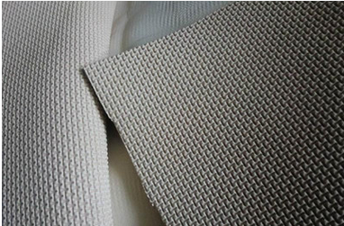 Laminated SBR Rubber Sheet Waterproof For Flooring Mesh skin surface