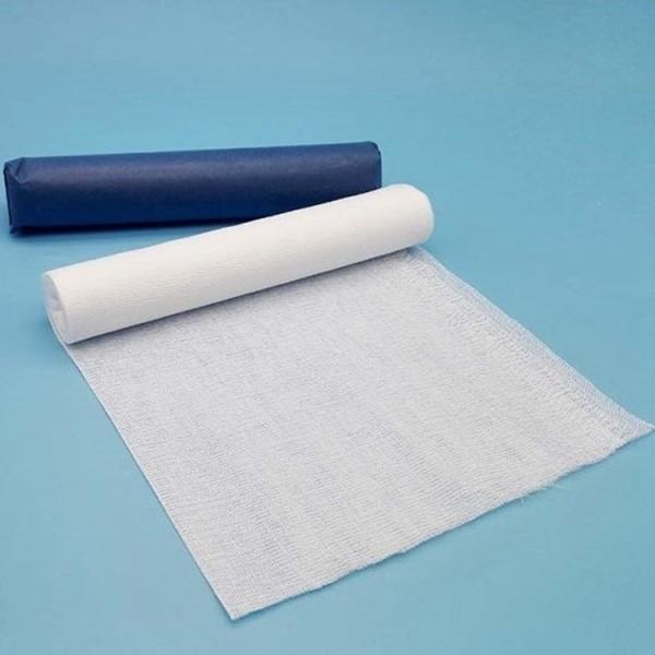 Banho cirúrgico descartável 100% de algodão Jumbo Gaze Roll Medical Gaze Roll
