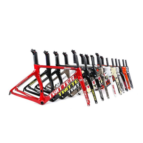 Рамка велосипеда дороги углерода колеса 700x25C, тормоз Frameset THUNDER-C 46cm оправы углерода