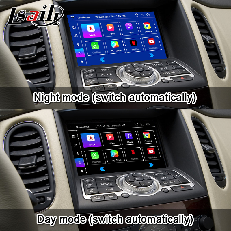 Lsailt 8G Android Infotainment Module для Infiniti EX QX50 2008-2017 Включает беспроводную CarPlay, YouTube, NetFlix