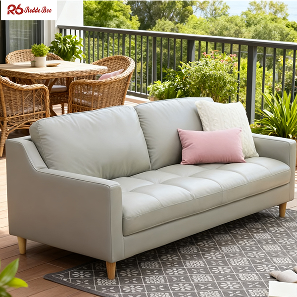 Skin Friendly Linen Fabric Sofa Modular Lounge Loveseat Living Room Furniture