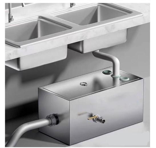 Equipo subterráneo de captura de grasa con tanque de separación de aceite