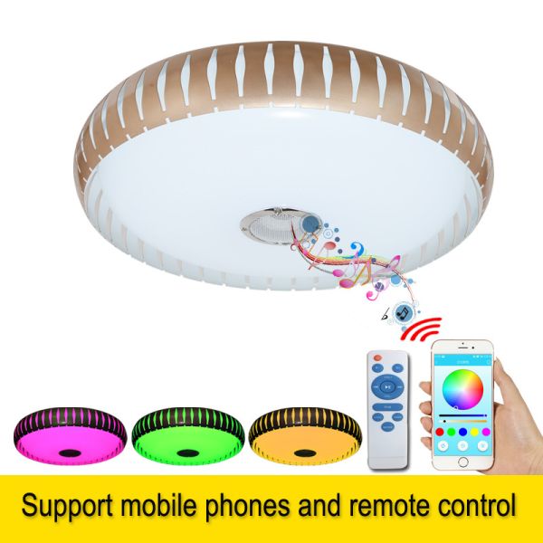 Led lounge ceiling lights with Bluetooth & Remote Control& Music ceiling lamp (WH-MA-42)