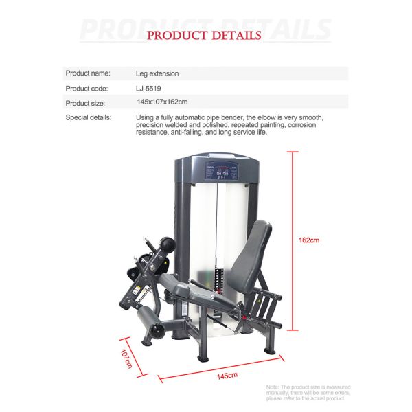 Seated Leg Extension Full Gym Body Building Equipment