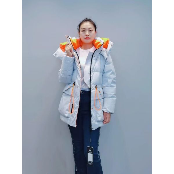 FODARLLO YF22531 Ladies Warm Hooded Cotton-padded Clothes Women Slim Long Winter Jackets Women Coats