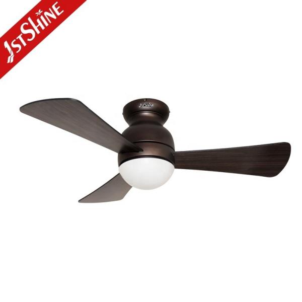 1o ventilador de teto com luz e controle remoto 3 lâminas de MDF 3 luz LED colorida