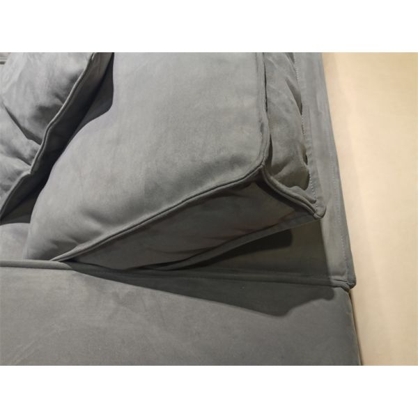 Fabric Leather Corner Sofa Recliner Chesterfield 0.61m Luxury Living Room Furniture Sets