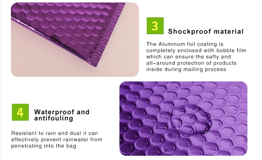 Gravure Printing Hot Melt Adhesive 120 Micron Kraft Bubble Mailer