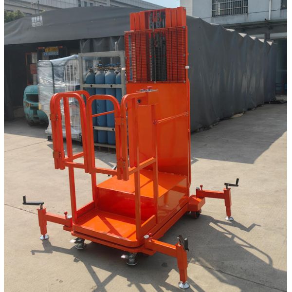 Stable Semi Electric Aerial Order Picker With Fork Platform For Safe Elevated Work
