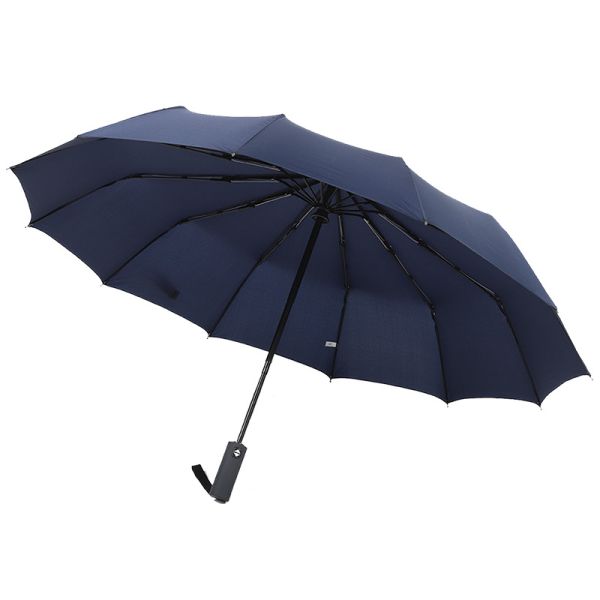 Commercial Gifts Three-folding Umbrella with High End Design Handle and Spare Parts