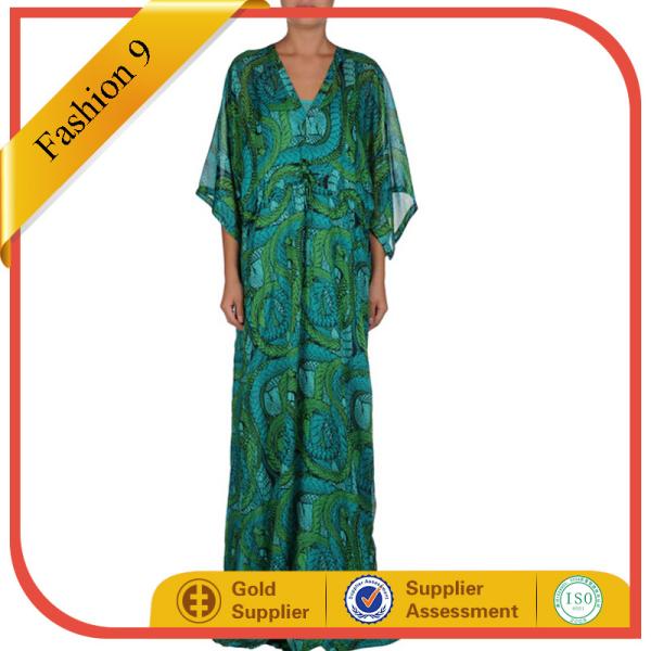 Muslim Chiffon Caftan Dress