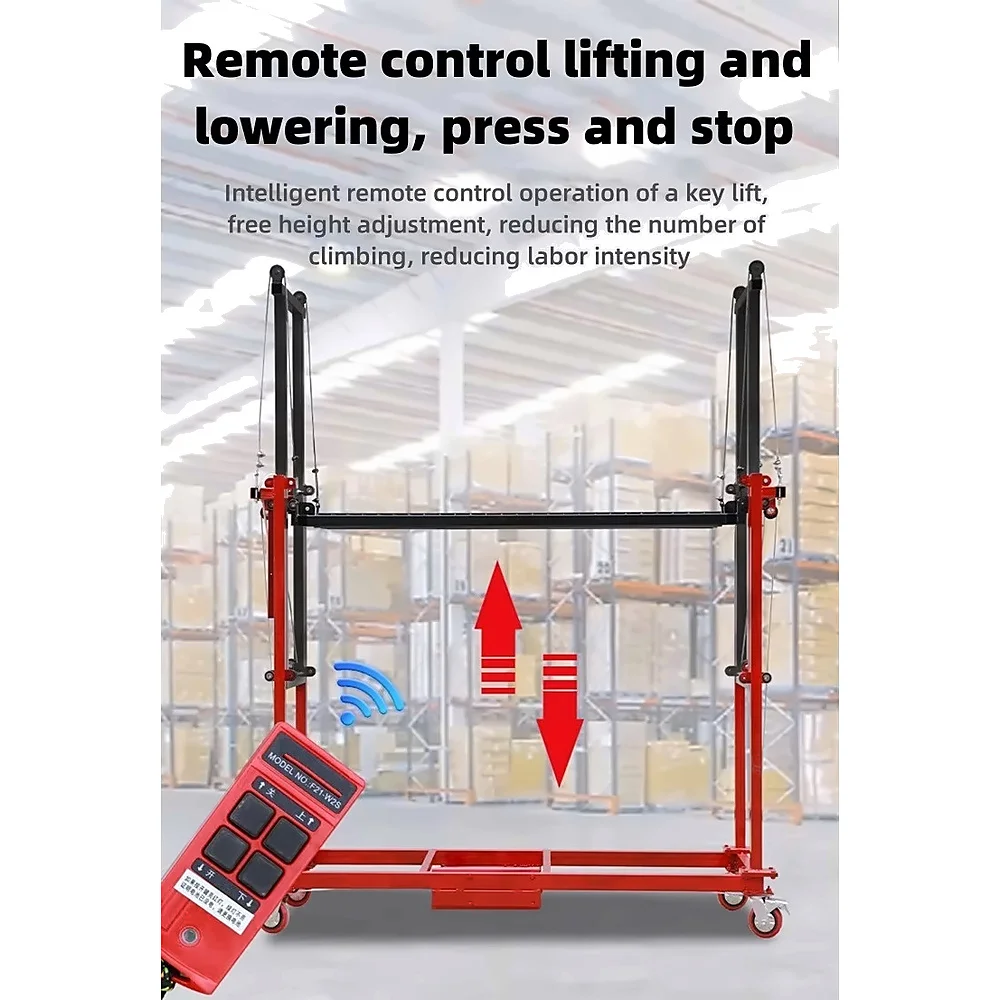 10m Electric Scaffolding Lift Hot Dip Galvanized Foldable Platform