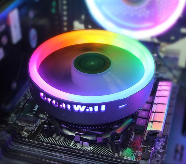 62CFM Personal Computer CPU RGB Cooling Fan 1700RPM  Downpress RGB  Fan PC Case Cooling Heatsink CPU Cooler