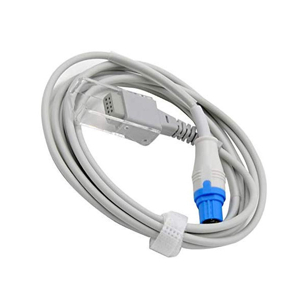 Sirecust 700  Spo2 Adapter Cable 2.4m 8ft 10 Pin Connector