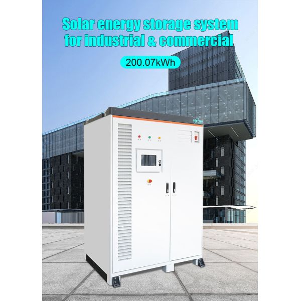 LiFePO4 lithium Ion Solar power plant commercial and industrial 200KWH outdoor cabinet solar battery system solutions