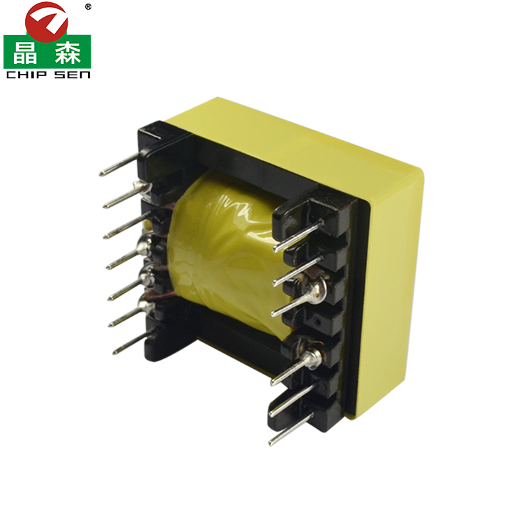 Horizontal Pin Type ETD34 High Frequency Flyback Transformer For Solar Inverter UPS EV Chargers