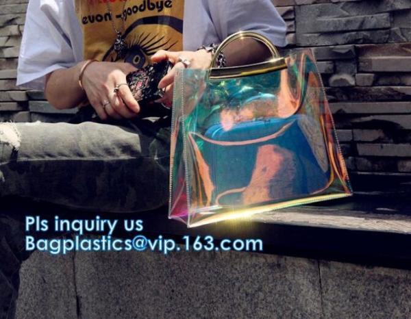 ladies fashion pvc handbag, PVC Women Bags Tote Beach Handbags, PVC Women Handbag Tote Bag, Women Handbag, PVC Beach Bag