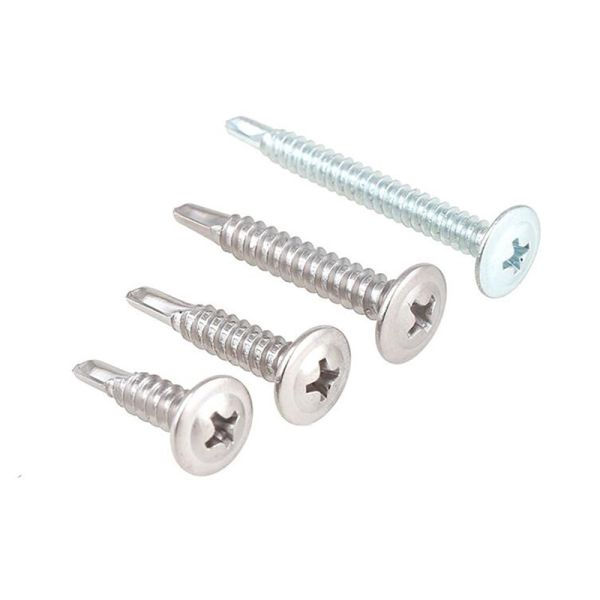 200 #8 X 1/2 K Lath Self Drilling Screws M4.2 x 13mm Zinc Plated Phillips Truss Head Screws