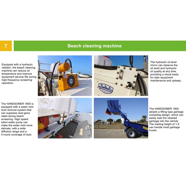 Industrial 1400mm Cleaning Width Steel Beach Sand Cleaning Machine with High Speed