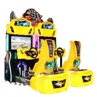 Double Players Car Driving Arcade Machine Luxury For Shopping Mall