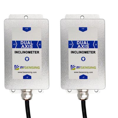 Precisão dupla 0.001° do Tiltmeter do inclinômetro da linha central da saída de BWS4000 Digitas