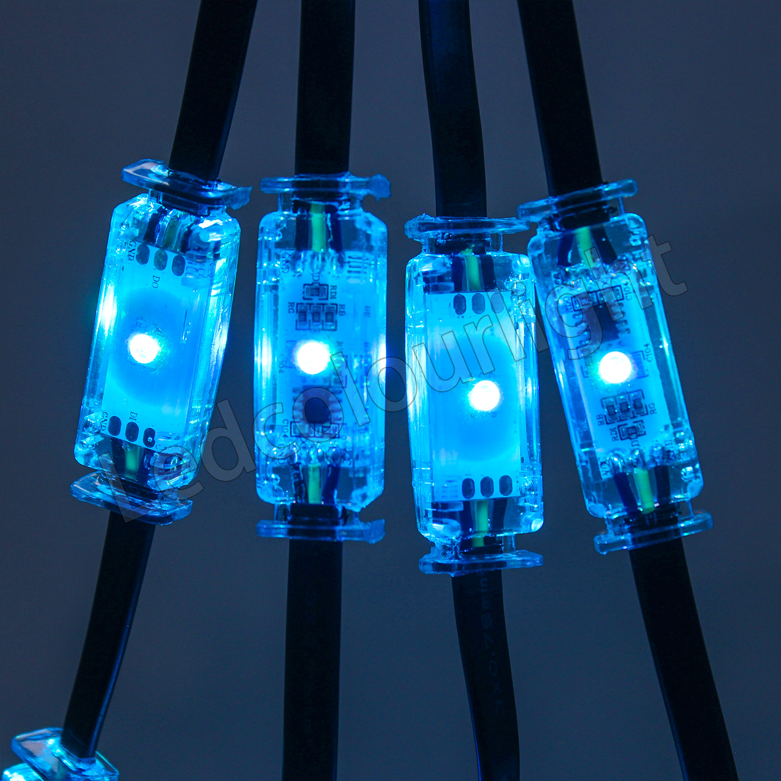 IP67 Waterproof 360-Degree Emitting Permanent Outdoor 12V RGB Pixel Lights